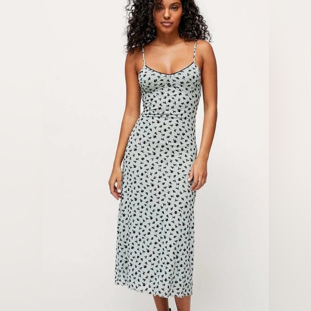 Urban outfitters motel cotina printed midi dress